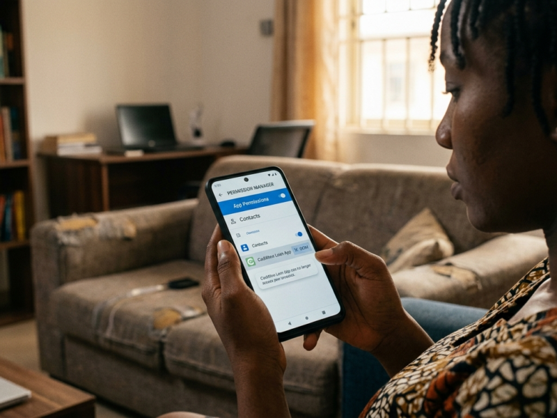 how to block loan apps from accessing contacts
