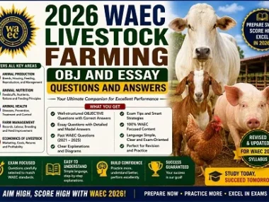 2026/2027 WAEC Livestock Farming OBJ and Essay Questions and Answers