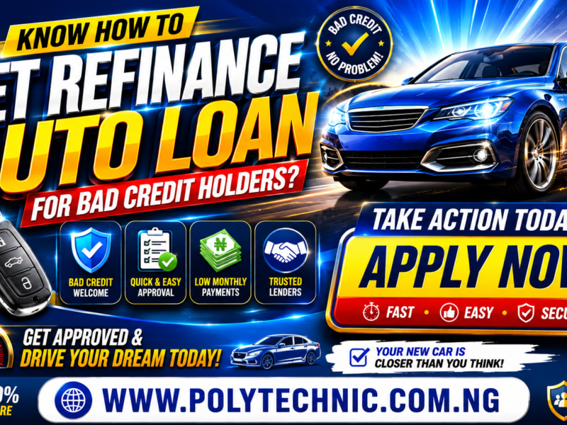 Refinance an Auto Loan With Bad Credit